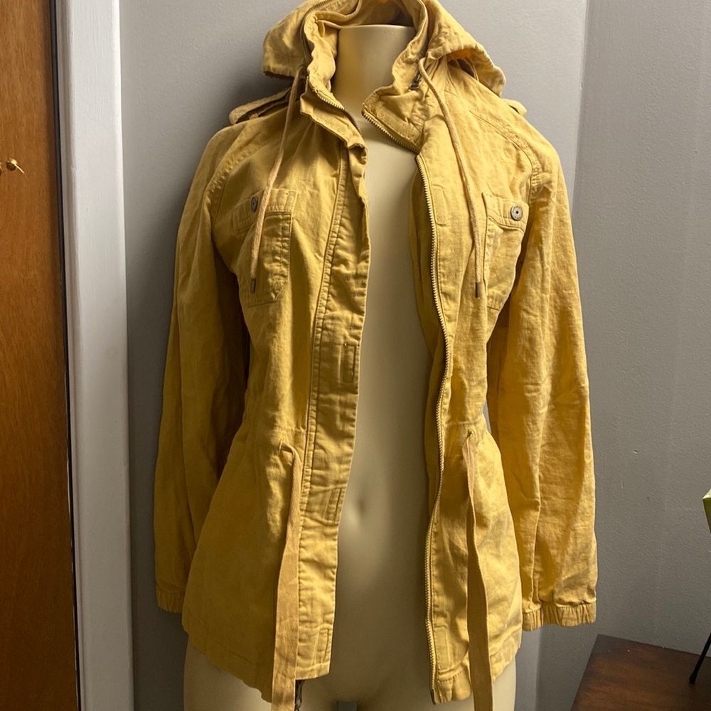 Old Navy LINEN coat 🧥 jacket XS (made in Vietnam)